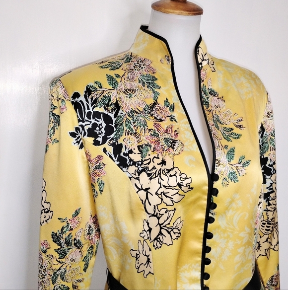 JS COLLECTIONS ASIAN SILK JACKET - Picture 2 of 12